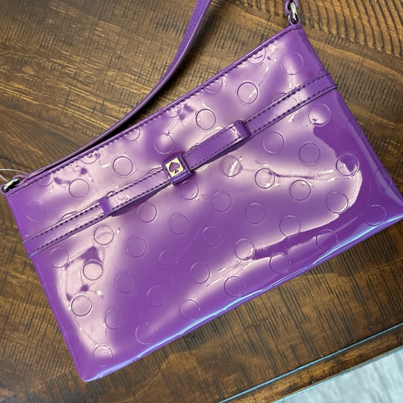 NWOT KATE SPADE Camellia Street Amy Patent Leather Small Designer Crossbody Bag - Picture 5 of 8